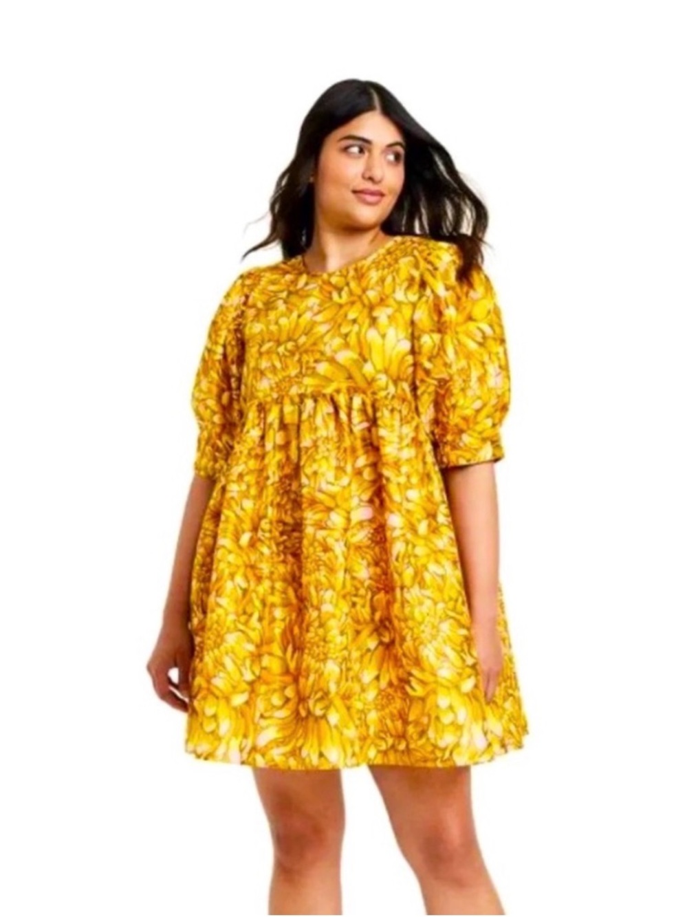Kika Vargas x Target Mum Floral Puff Sleeve Babydoll Dress